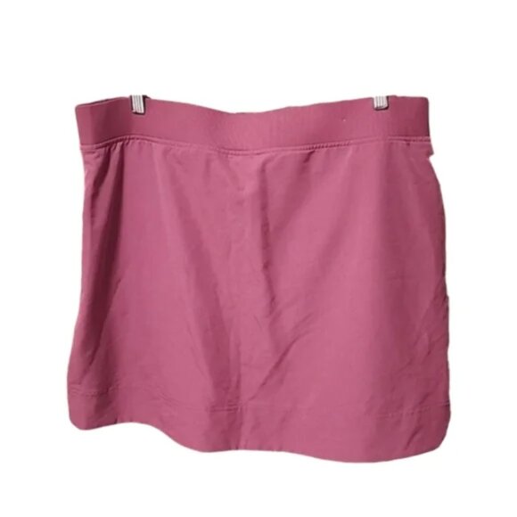 32 DEGREES Pink Tech Skort XL 1X Hybrid Skirt Shorts Tennis Running Workout Golf - Picture 10 of 13